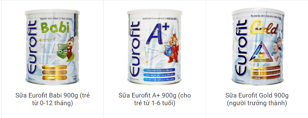 Đại Lý Sữa Sữa Eurofit