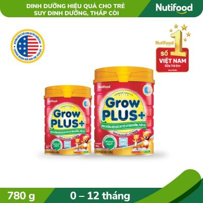 Sữa Bột Nutifood GrowPLUS+ Suy Dinh Dưỡng (0-12 Tháng Tuổi) 780g