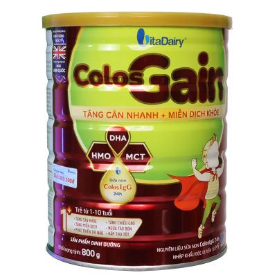 Sữa Colos Gain Tăng Cân Nhanh Cho Bé 1-10 tuổi 800G