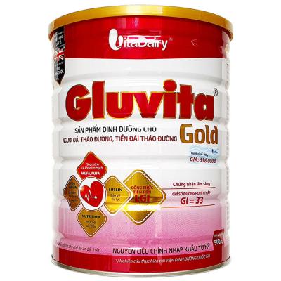 Sữa Gluvita Gold 900g (dinh dưỡng cho người bệnh tiểu đường)