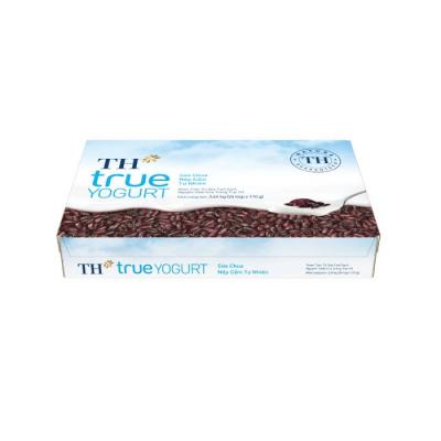 THÙNG SỮA CHUA NẾP CẨM TỰ NHIÊN TH TRUE YOGURT 110G X 24 HŨ