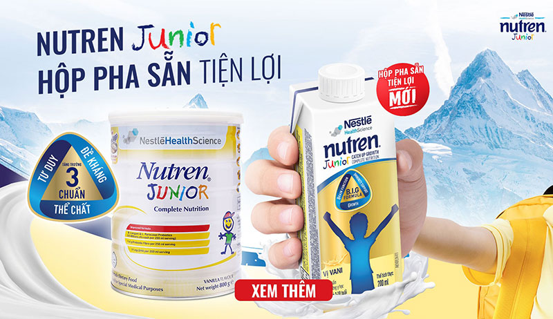 Đại Lý Sữa Nutren Junior