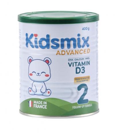 Sữa Bột Kidsmix Số 2 Cho Trẻ 12 Đến 24 Tháng Lon 400gr