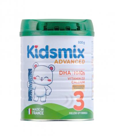 Sữa Bột Kidsmix Số 3 Cho Trẻ  24 Đến 36 Tháng Lon 800gr