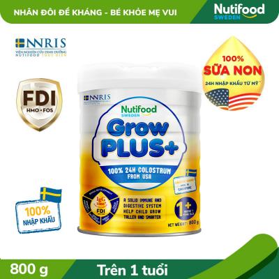 Sữa Bột Nutifood GrowPLUS+ Sữa Non 0-12 Tháng Lon 800g