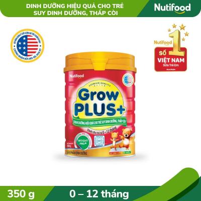 Sữa Bột Nutifood GrowPLUS+ Suy Dinh Dưỡng (0-12 Tháng Tuổi) 350g