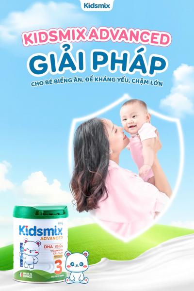 Sữa Kidsmix - Sữa Nhập Khẩu Đến Từ Pháp